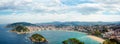 Donostia San Sebastian panorama Royalty Free Stock Photo