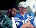 Donovan McNabb and Peyton Manning, 2001 QB Challenge