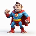 Dorky Super Hero Character Model With Realistic Yet Stylized Design