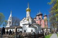 Donskoy monastery in Moscow, Russia Royalty Free Stock Photo