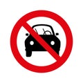 Dont parking signal icon