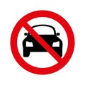 Dont parking signal icon