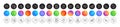 Dont touch, Vaccination schedule and Blood donation line icons. For web app, printing. Round icon buttons. Vector