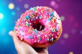 donut background Royalty Free Stock Photo