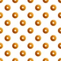 Donut biscuit pattern seamless vector