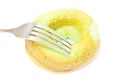 Donut cake pandan Royalty Free Stock Photo