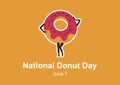 National Donut Day vector