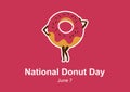 National Donut Day vector