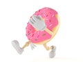 Donut character running