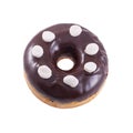 Donut in chocolate with marshmallow Royalty Free Stock Photo