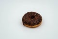 Chocolate donut on a white isolated background 3