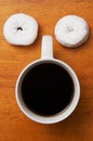 Donut and Coffee face