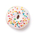 Donut with colorful decor