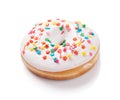 Donut with colorful decor