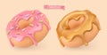 Donut 3d vector objects