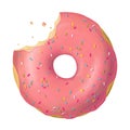 Donut digital illustration.