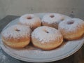 Donut With Icing Sugar WhiteRing