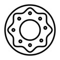 Donut icon Royalty Free Stock Photo