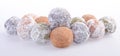 donut. munchkins donuts on background Royalty Free Stock Photo