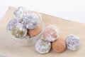 donut. munchkins donuts on background Royalty Free Stock Photo