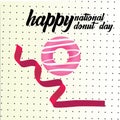 Donut National Day Illustration - Vector