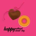 Donut National Day Illustration - Vector