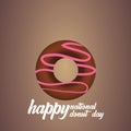 Donut National Day Illustration - Vector