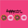 Donut National Day Illustration - Vector