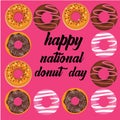 Donut National Day Illustration - Vector