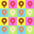 Donut Seamless Pattern design