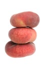 Donut peaches Royalty Free Stock Photo