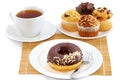 Donut Tea Break Royalty Free Stock Photo