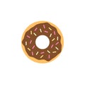 Donut top view icon