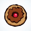 Donut. Vector drawing