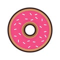 Donut illustration vector cartoon art