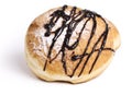 Donuts,chocolate sauce Royalty Free Stock Photo
