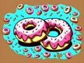 Donuts, Generative AI Illustration