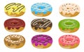 donuts illustration vector Royalty Free Stock Photo