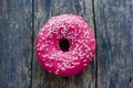 Donuts with pink icing Royalty Free Stock Photo