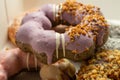 Donuts sweet cream Closeup shot