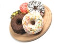 Donuts tilted Royalty Free Stock Photo
