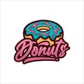 Donuts vector design premium logo