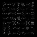 Doodle arrows iconset