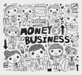Doodle business element Royalty Free Stock Photo