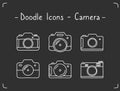 Doodle Camera Icons