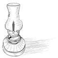 Doodle Classic Oil Lamp, at Transparent Effect Background Streak shading is in another group layer, so you can remove easily