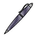 Doodle classic pen design tool object