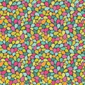 Doodle color drops seamless pattern.