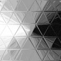Sketchy doodle decorative triangles outline monochrome pattern