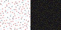 Doodle Dot Seamless Pattern. Abstract Backdrop Royalty Free Stock Photo